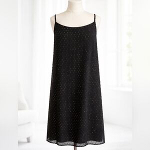 Ronni Nicole Black and Gold Sleeveless Dress, Size 16